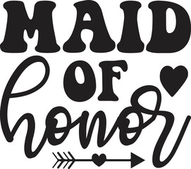 maid of honor SVG