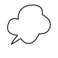 Spec Bubble Message Vector 