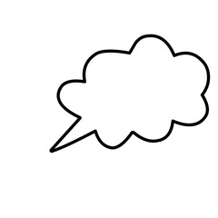 Spec Bubble Message Vector 