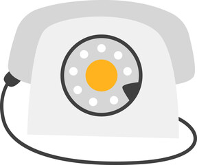 Telephone flat icon Household appliance Device for calling