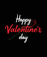 Naklejka na ściany i meble Valentine's Day T-Shirt design template, happy valentines day T-shirt design, happy valentines day 