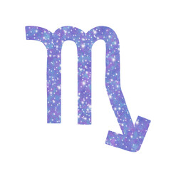 Scorpio Zodiac Sign Illustration.