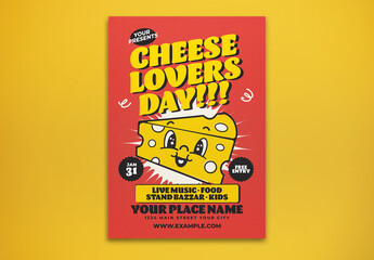 Cheese Lovers Day Flyer
