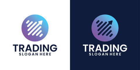 modern financial trading logo design inspirations