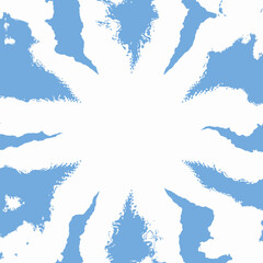 Light blue and white pattern graphic design background by generative AI technology, AI generated