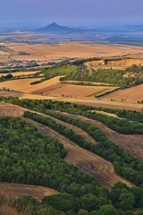 České Středohoří in the Czech Republic (Central Bohemian Uplands)