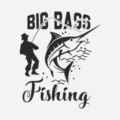 Fishing t-shirt vector premium t-shirt design