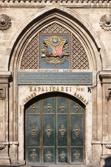 Grand bazaar gate one. Old market place in Istanbul. Turkey
