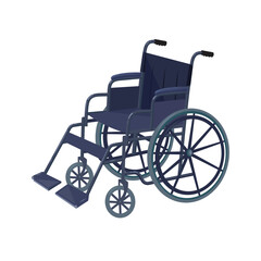 Fototapeta na wymiar Vector of wheelchair for disabled person