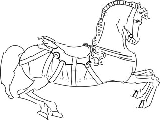 Trojan Horse Design Sketch as a tool of war