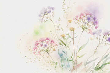 シンプルな花の背景素材