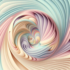 abstract colorful swirl background, spiral, pastel color, background image, wallpaper