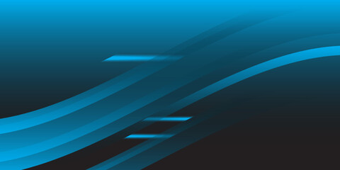 Abstract blue pattern with stripes, lines, waves, and round motion backdrop wallpaper. Dark blue geometric background.