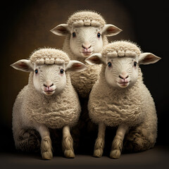 Obraz premium Lambs and Co