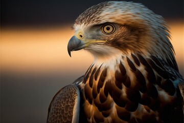 Fototapeta premium red-tailed hawk generative ai 