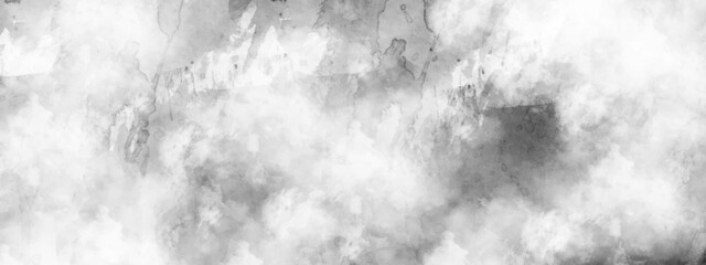 Abstract black watercolor background painting.  black Modern and white background. Black background texture in painted watercolor and vintage grunge design,	