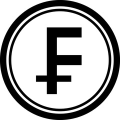 Obraz premium World currency coins icon vector.