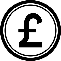 World currency coins icon vector.