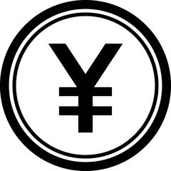 World currency coins icon vector.