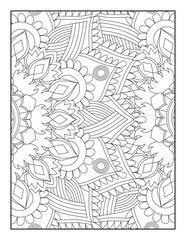 Flower Mandala Coloring Page ,Floral Coloring Pages, Coloring Pages