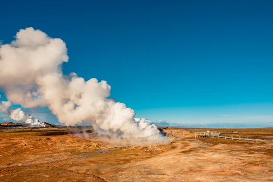 Gunnuhver Hot Spring, Reykjanes Peninsula; Iceland