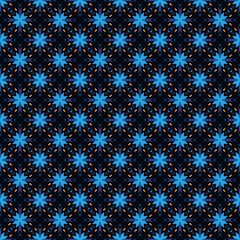 Multi color seamless abstract pattern. Background and backdrop. Multi Colored. Colorful ornamental design. Colored mosaic ornaments. Vector graphic illustration. EPS10.