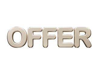 Offer text effect vector illustration 