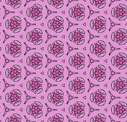 Multi color seamless abstract pattern. Background and backdrop. Multi Colored. Colorful ornamental design. Colored mosaic ornaments. Vector graphic illustration. EPS10.