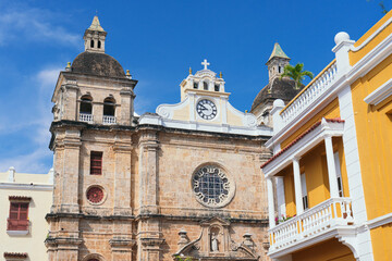 Cartagena, Colombia. Church of San Pedro Claver.