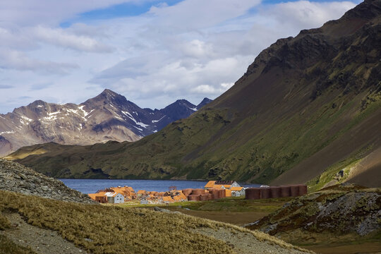Remains of a whaling station, destination of Shackleton's 1916 rescue.