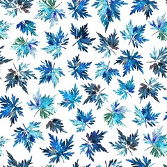 Abstract  leaves, mix of prints, repeat seamless pattern. Digital hand drawing with hand painted texture. endless mixed. Background for header, image for blog, decoration. Wallpaper, textile design.