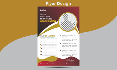 Corporate Business flyer design Template