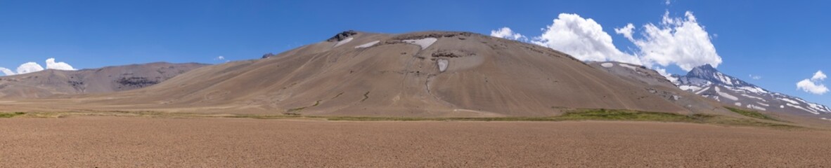 Landscape at Paso Vergara - crossing the border from Chile to Argentina while traveling South America