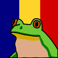 Romanian Zaporizhzhyan frog