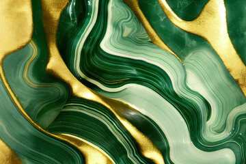 Green wave texture