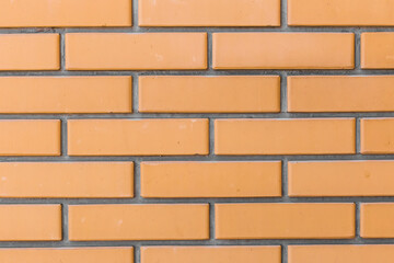 Light orange brick blocks wall texture background