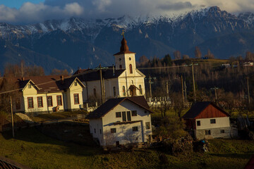 Fototapeta premium Landscape in Transylvania, Romania