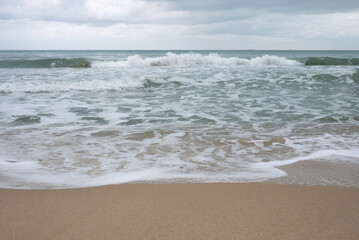 waves on the beach