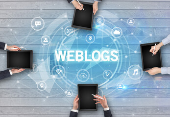 Group of people having a meeting