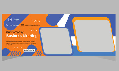 Business Facebook Cover Design Template