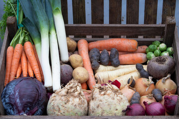 healthy winter vegetables fresh organic food