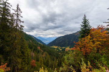 fall in the mountains