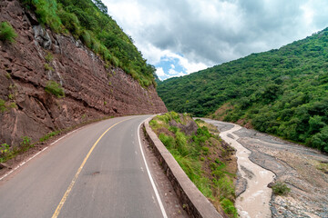 road in a beautiful mountain landscape