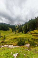 Obraz premium alpin river in the alps (austria)