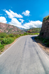 road in a beautiful mountain landscape