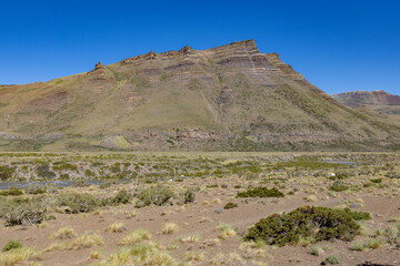 Landscape at Paso Vergara - crossing the border from Chile to Argentina while traveling South America