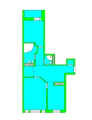 Architect designer concept idea. Isometric floor plan.  Layout, architectural background, top view.