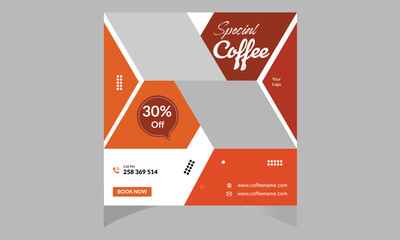 Coffee Social Media Design