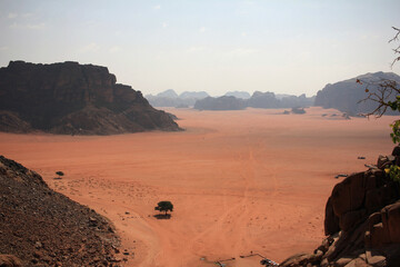 Desert in Wadi Rum, Jordan