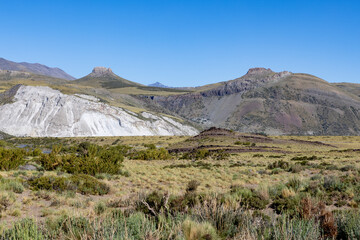 Landscape at Paso Vergara - crossing the border from Chile to Argentina while traveling South America
